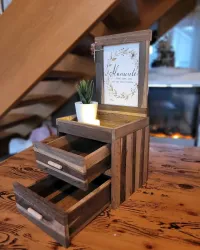 Eco Rustic Table Decor Tray – Image 2