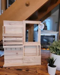 Handmade Rustic Display Tray  – Image 1
