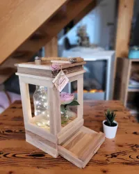 Cozy Corner Wooden Decor Tray – Image 2