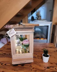 Cozy Corner Wooden Decor Tray – Image 1
