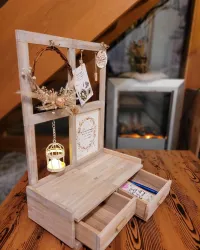 Artisan Wooden Tray Set  – Image 3