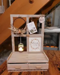 Artisan Wooden Tray Set  – Image 2