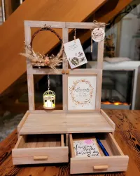 Artisan Wooden Tray Set  – Image 1
