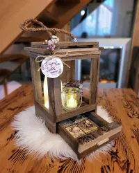 Handcrafted Wooden Accent Tray  – Image 1