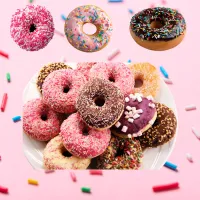 Assorted Sprinkles Cake Donuts  – Image 1