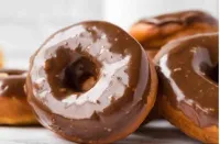 Plain White or Chocolate Cake Donut – Image 1