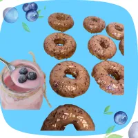 Blueberry Cake Donut with Signature Blueberry Glaze – Image 1