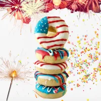 4th of July Cake Donuts – Image 1