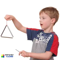 Triangle with Beater: Harmonize Playtime with Melodic Discovery – Image 4
