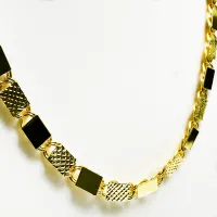 Reversible Diamond-Cut Gold Chain – Image 2
