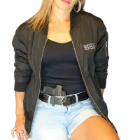 The Official WGOAA Bomber Jacket – XS, Black