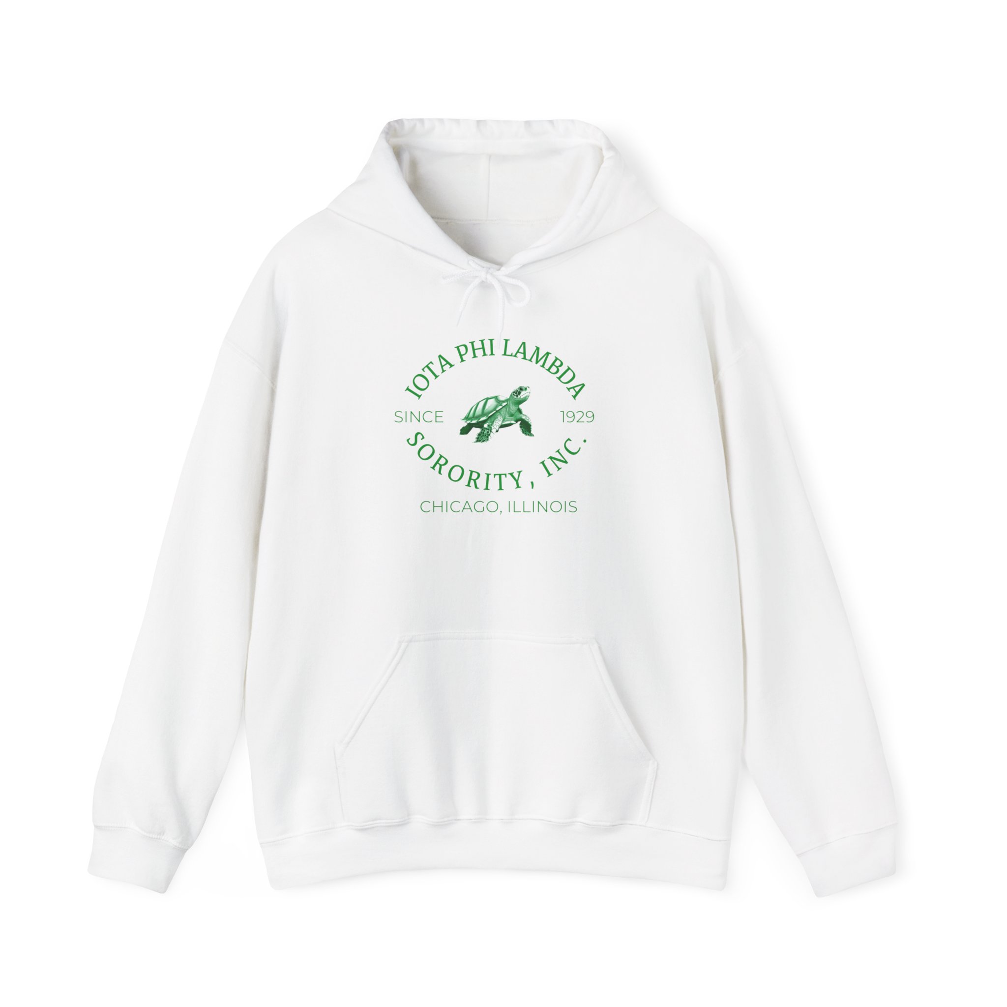 Vintage Iota Sweatshirt/Hoodie – Hoodie, White, L