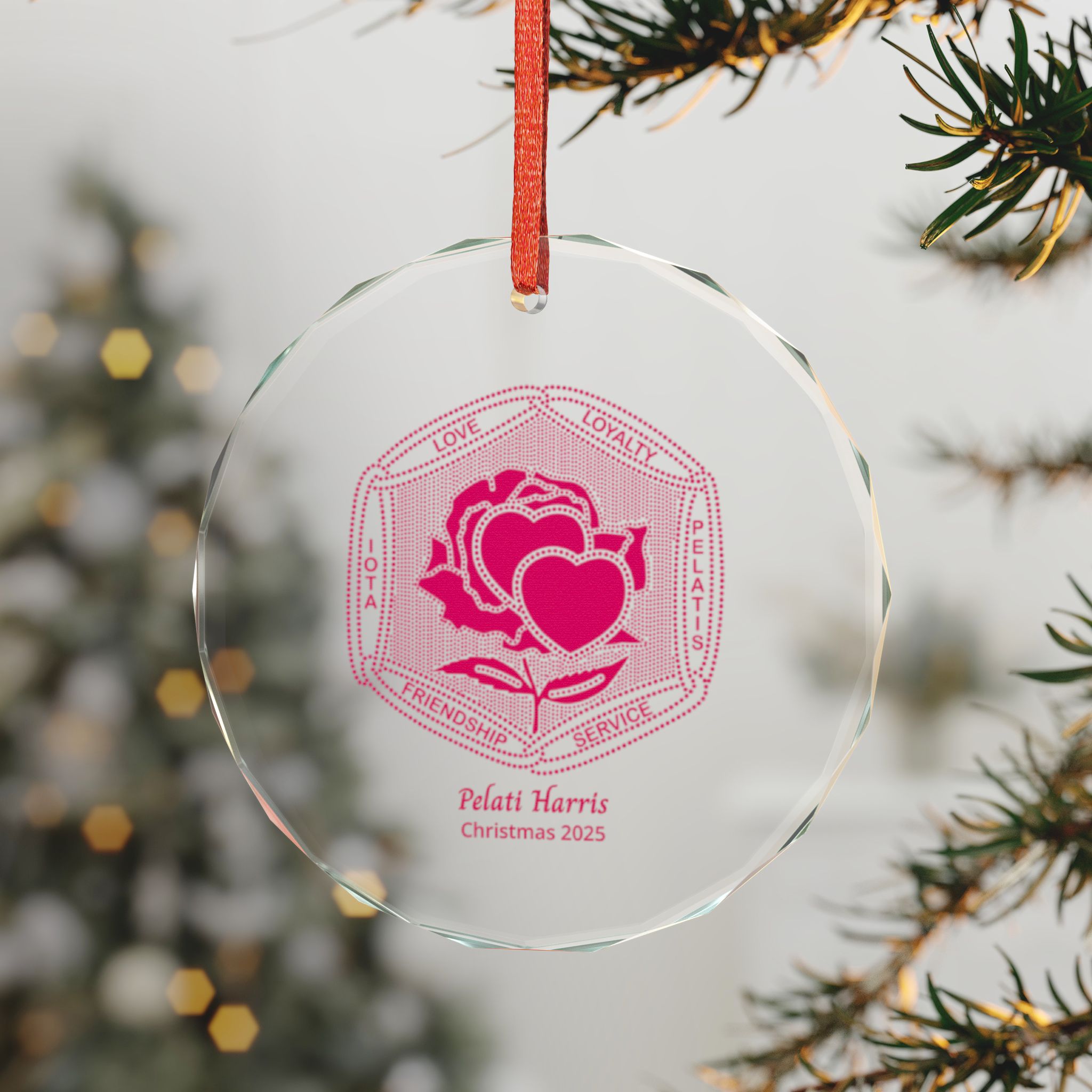 Pelatis Glass Ornament – Yes