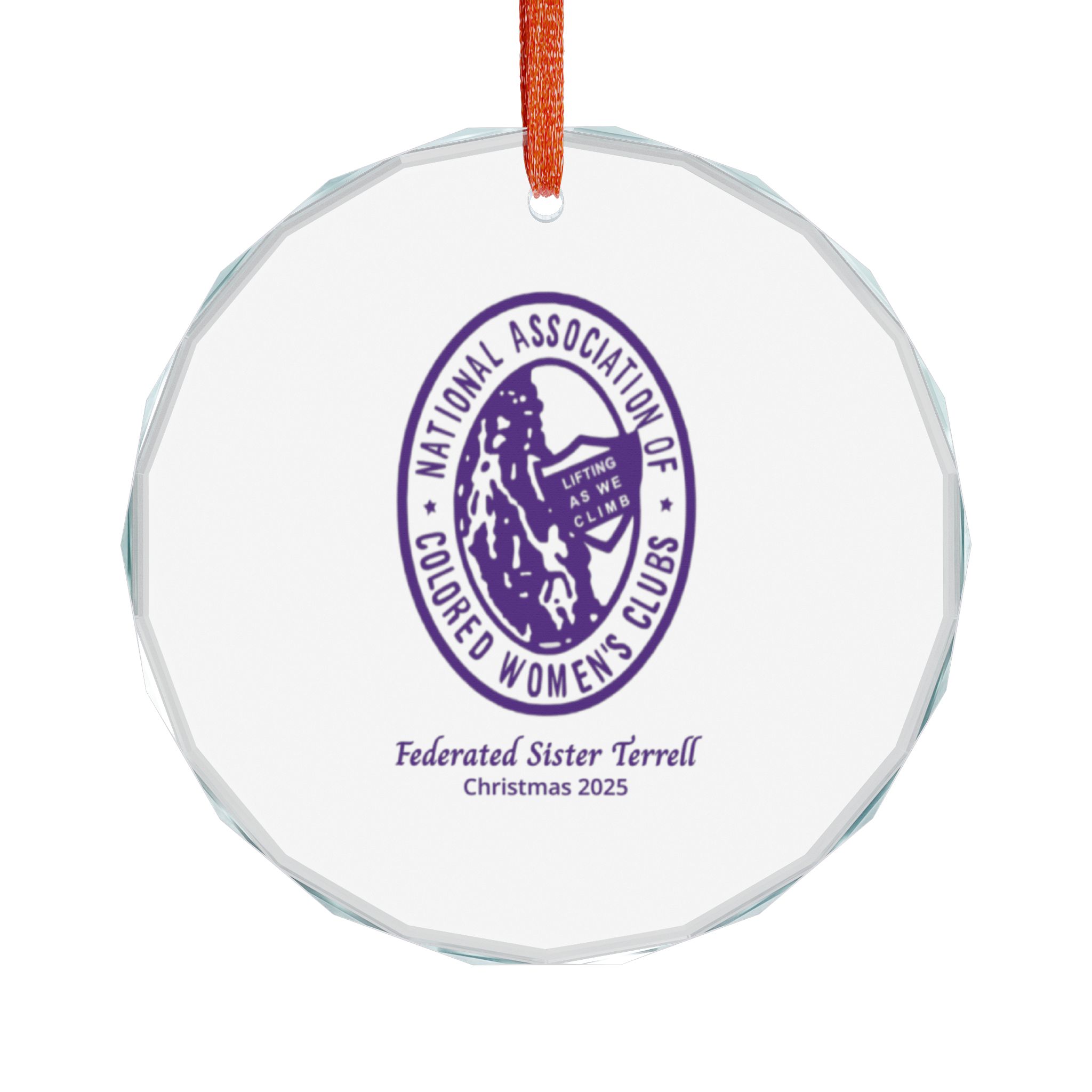 NACWC Logo Glass Ornaments – Image 3