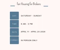 Fair Housing for Brokers  – Image 1