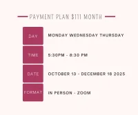 | Oct 13- Dec 18 | Fall Pre Licensure EVENING Bundle- Full Class Payment Plan – Image 1