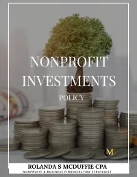 Nonprofit Investment Policy  – Image 1