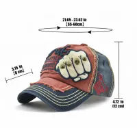 Unisex Rivet Patch Snapback Baseball Cap – Image 8