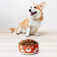 Clouds Dog Bowl – Image 1