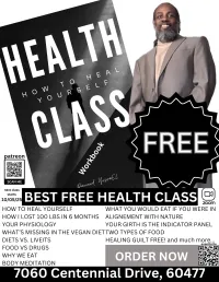 Health Class - Free - 10/05/2025 – Image 1