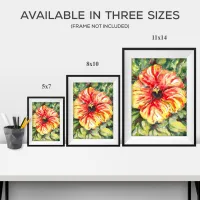 Flower Burst of Color Watercolor Painting – Image 2