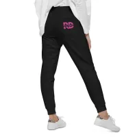 UNISEX ROC DANCE FLEECE SWEATPANTS – M, Black 