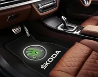 Auto koberčeky univerzálne s logom Škoda 4ks – Image 2