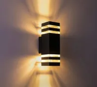 2ks Vonkajšia nástenná lampa E27 pätica – Image 3