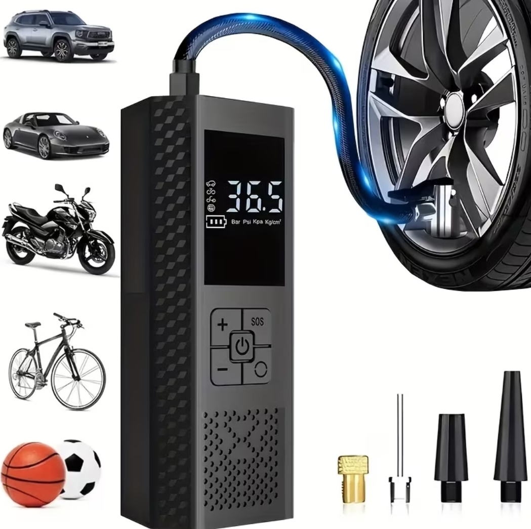 Auto kompresor nabíjací výkonný 150psi (10.34 bar) – Image 1