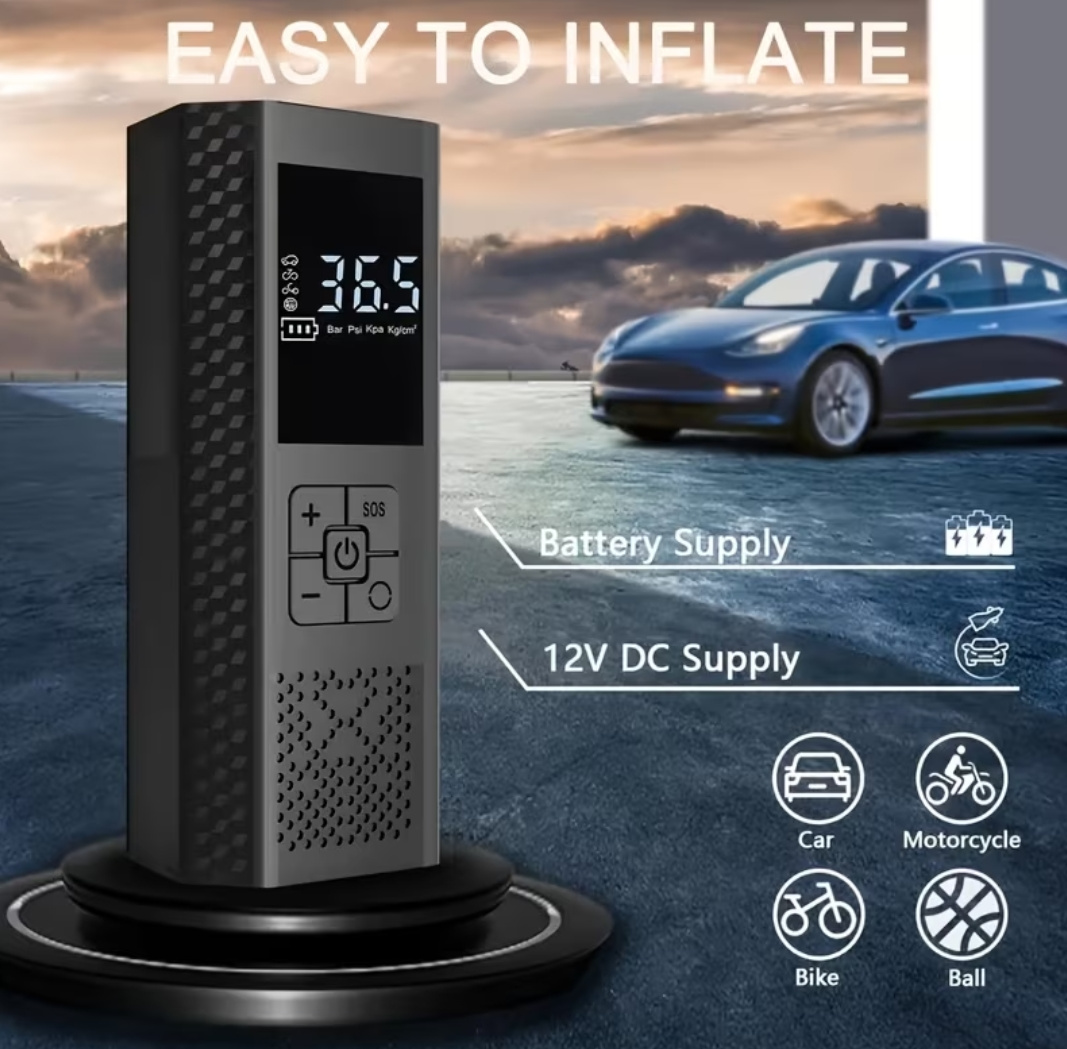 Auto kompresor nabíjací výkonný 150psi (10.34 bar) – Image 3