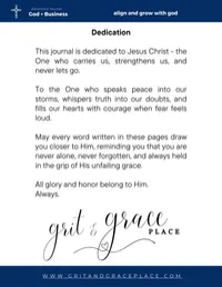 Align & Grow with God ~ A 30 Day Devotional Prayer Journal for Christian Business Owners – Image 5