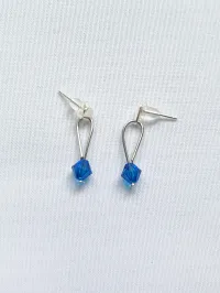 Serenity Flow Earrings – Blue