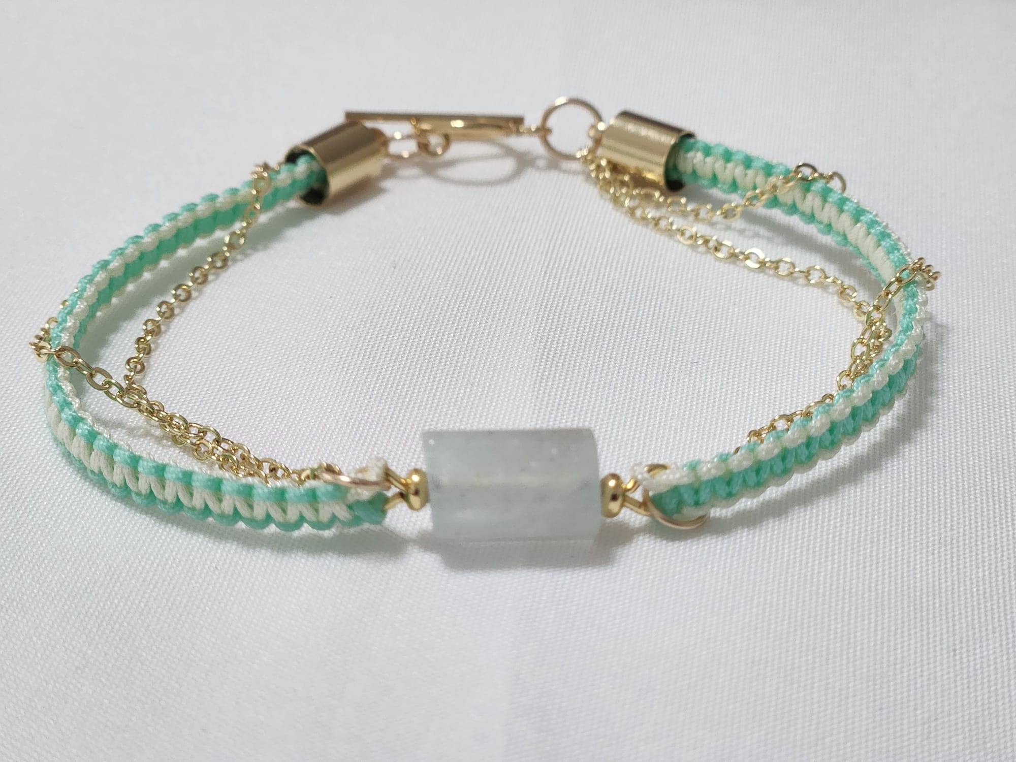 Spring Blossom Bracelet – Jade Mint