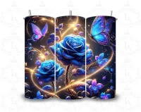 BLUE ROSE TUMBLER – Image 1