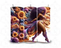 CHOCOLATE FLOWERS TUMBLER – Image 1