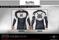 Adult RMAA Black and White Rashguard – Image 1