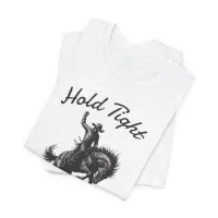 'Hold Tight Cowboy' Vintage Rodeo T-Shirt – Image 10