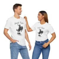 'Hold Tight Cowboy' Vintage Rodeo T-Shirt – Image 2