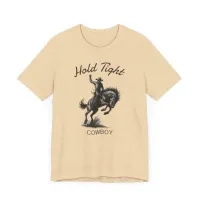 'Hold Tight Cowboy' Vintage Rodeo T-Shirt – Image 6