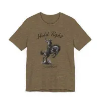 'Hold Tight Cowboy' Vintage Rodeo T-Shirt – Image 5