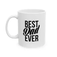 ❤️ Best Dad Ever Mug - The Ultimate Father's Day Trophy Ceramic Mug, (11oz) – Image 2