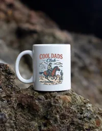 Cool Dads Club – Vintage Cowboy Rider Ceramic Mug 11oz – Image 2