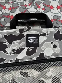01' Bape Grey Psyche Camo Laptop Case – Image 2