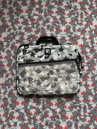 01' Bape Grey Psyche Camo Laptop Case – Image 1