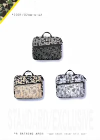 01' Bape Grey Psyche Camo Laptop Case – Image 7