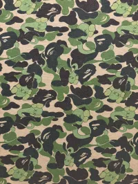 01' Bape X Kaws Abc Green Bendy Camo Full Zip Hoodie – Image 8