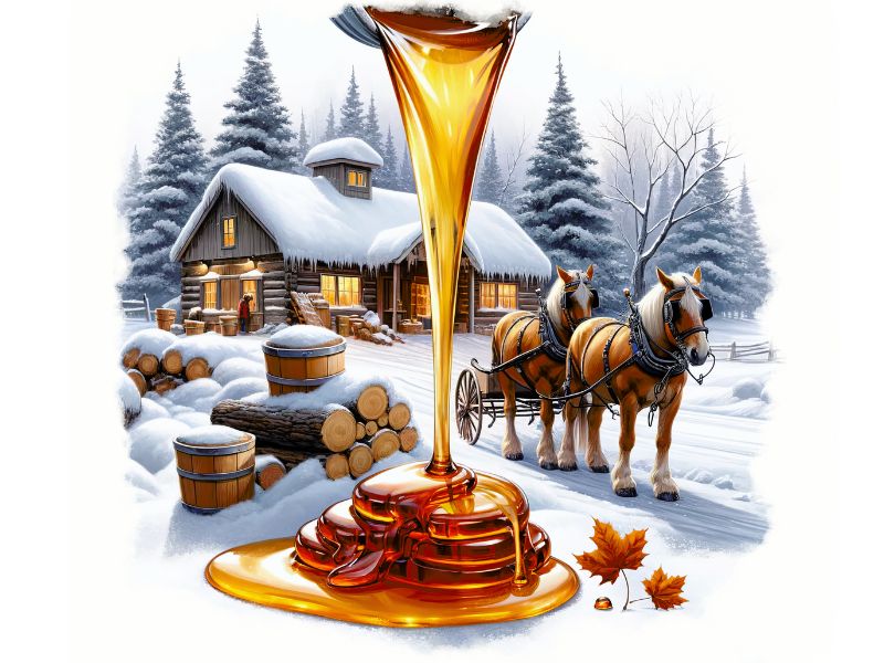 Bouteille pour Sirop d'érable - Érablière – Image 1