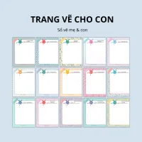 Mommy & Me Drawing Notebook -  Sổ tay vẽ mẹ & con – Image 4