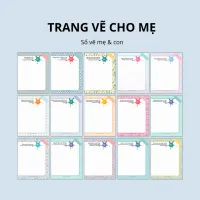 Mommy & Me Drawing Notebook -  Sổ tay vẽ mẹ & con – Image 2