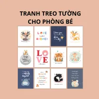 Nursery Art (cartoon animals) - Tranh treo tường cho Phòng trẻ (động vật hoạt hình) – Image 3